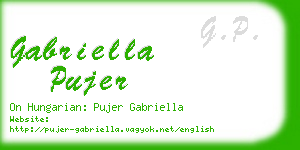 gabriella pujer business card